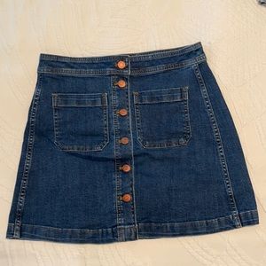 Denim Button Up Skirt from Madewell